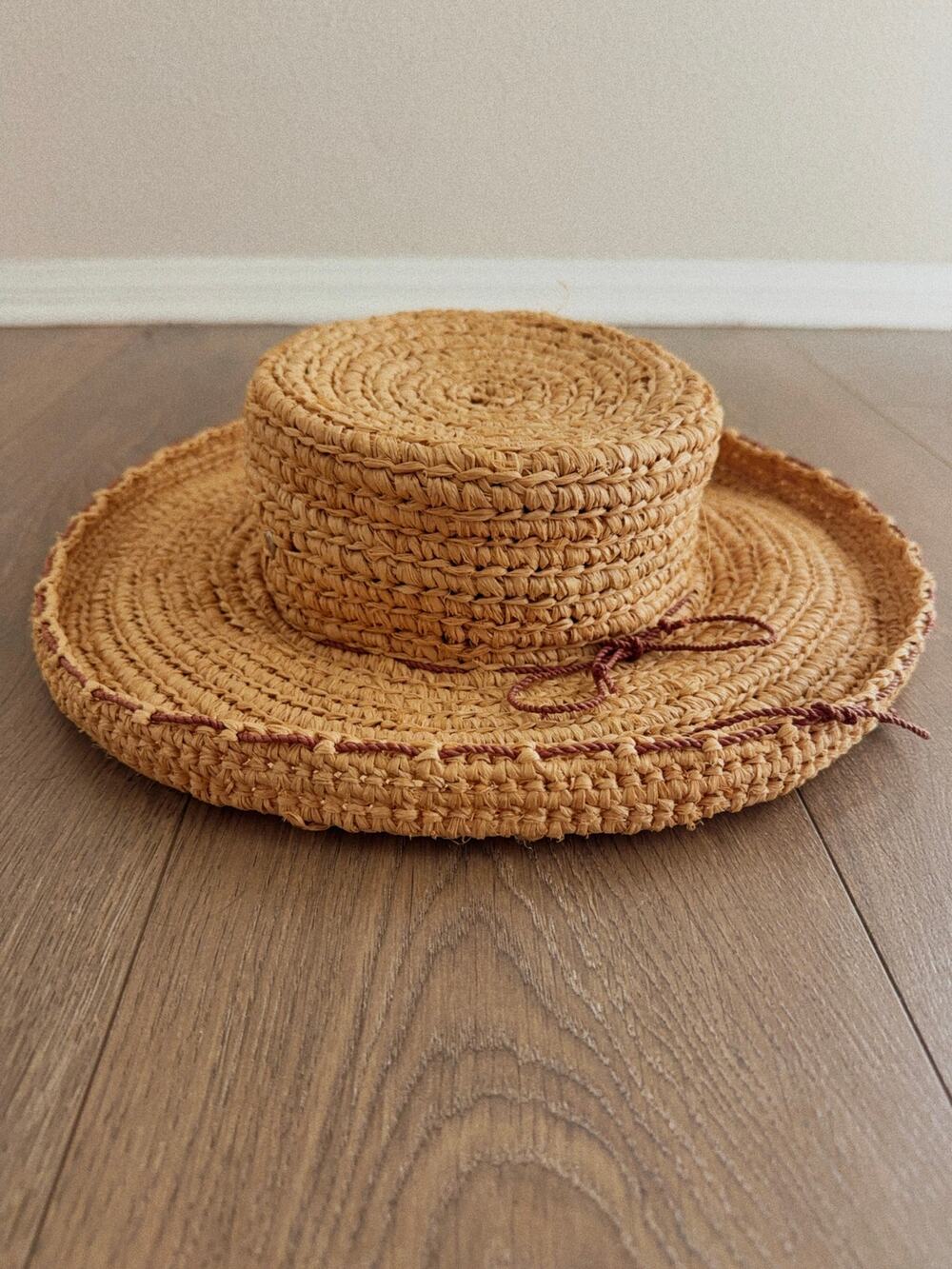 Helen Kaminski Natu Avalon Raffia Hand Made Provence‎ Women's Sun Hat